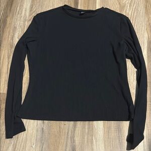 Black Long Sleeve Top